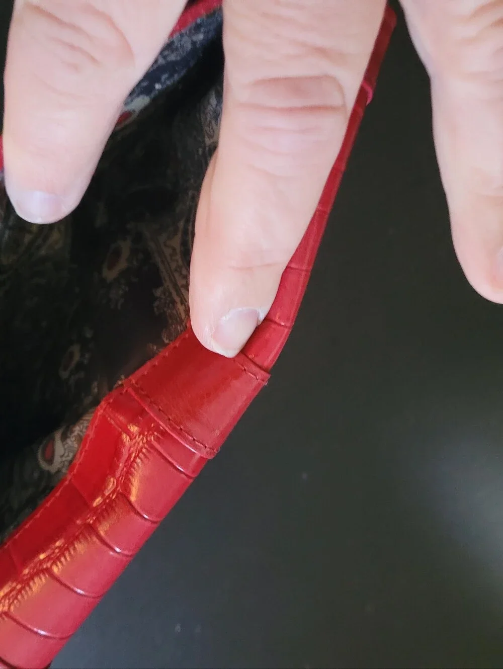 Brighton Red Women's Heart Detail Leather Wallet